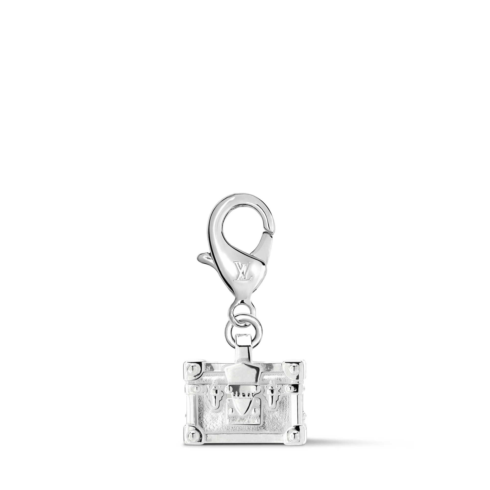 Louis Vuitton ロゴチャーム バッグチャーム キーホルダー シルバー ウィメンズ キーホルダー&バッグチャーム - シルバー｜ルイ・ヴィトン